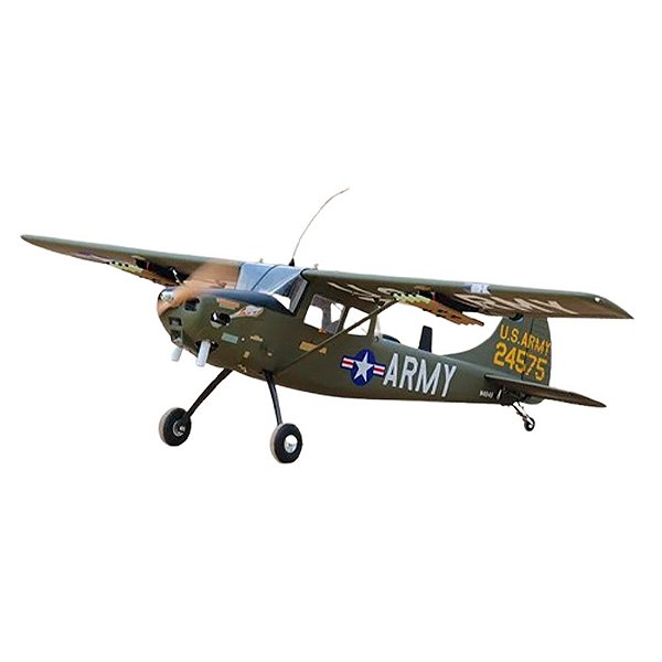 Aeromodelo Seagull Models Cessna Bird Dog "Chickenman" Giant Scale 122"
