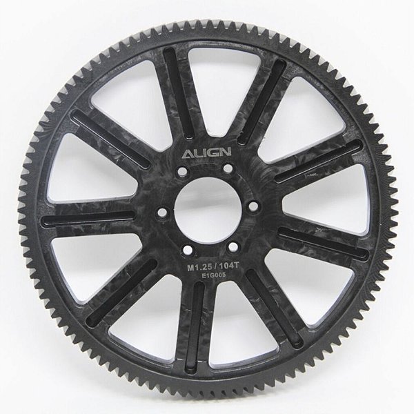 Engrenagem Principal Align E1 104T/M1.25 HE1G007XXT