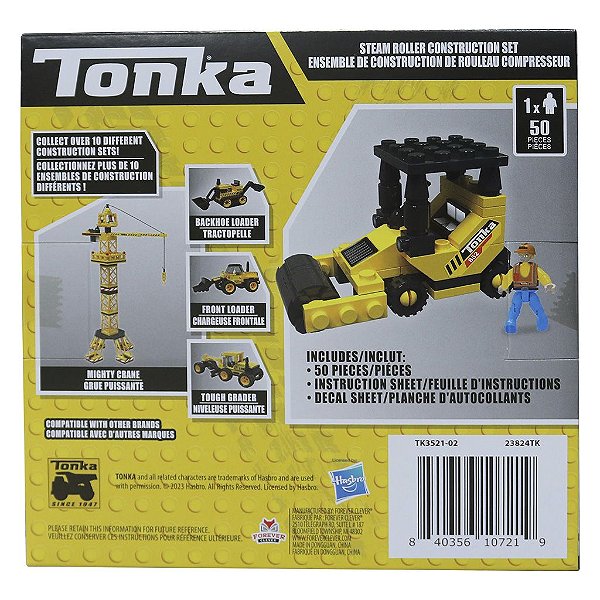 Miniatura Rolo Compactador Tonka Constructions TK3521-02