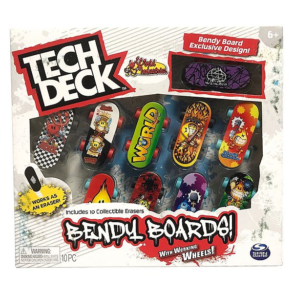 Tech Deck Bendy Boards 10 Pack 7660