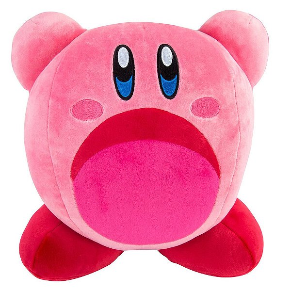 Pelúcia Inhaling Kirby 15 " Club Mocchi Mocchi Tomy Club Mocchi Mocchi