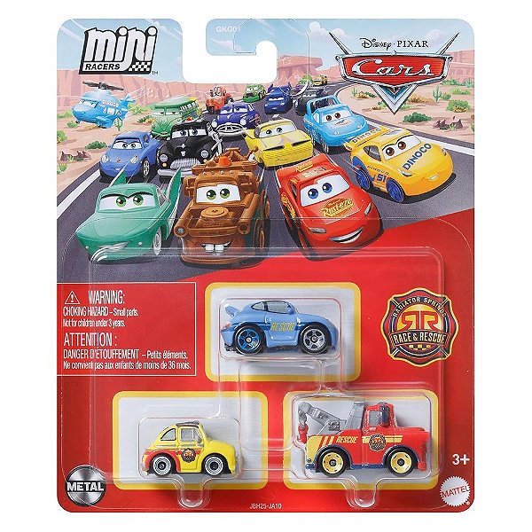 Miniatura Mattel Disney Pixar Mini Racers JBH25