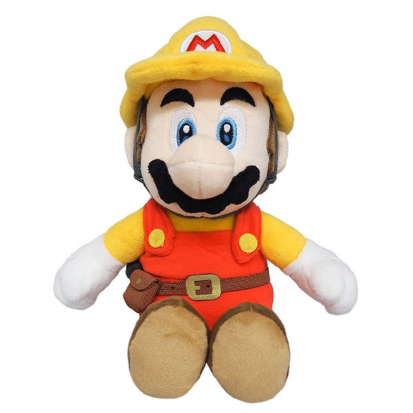 Pelúcia 10 " Super Mario Bros Builder Little Buddy 7318