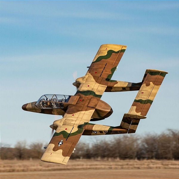 Aeromodelo Hangar 9 OV-10 Bronco 30CC com Retrátil