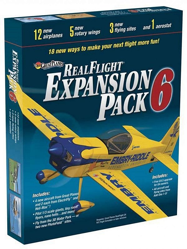 Pacote de Expansão 6 para Simulador RealFlight G4 GPMZ4116