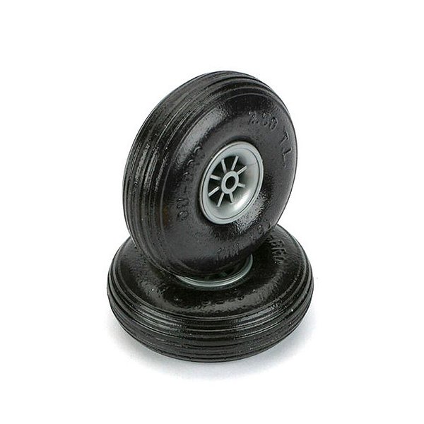 Roda RC DuBro 2.50" Dia Leve com Ranhura (Par) DUB250TL