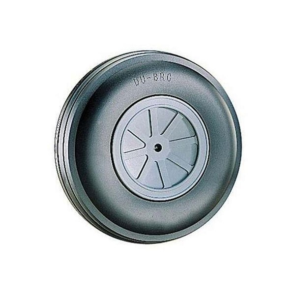 Roda RC DuBro 4" Dia Leve com Ranhura DUB400TL