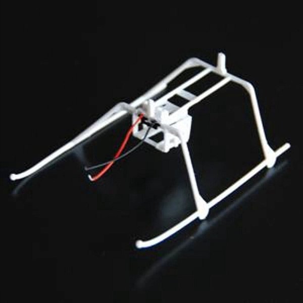 Trem de Pouso 2 Branco Nine Eagles Solo Pro 260 Helimodelismo