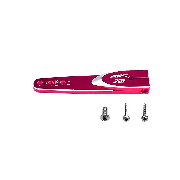 Braço de Servo Metal Simples M3 MKS X8 HBL8X0 Aeromodelo