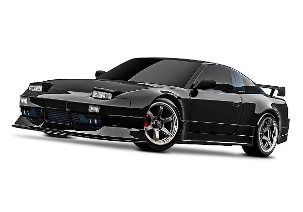 Carro Traxxas 1/10 4-TEC Drift Nissan 240SX RWD TQI Preto