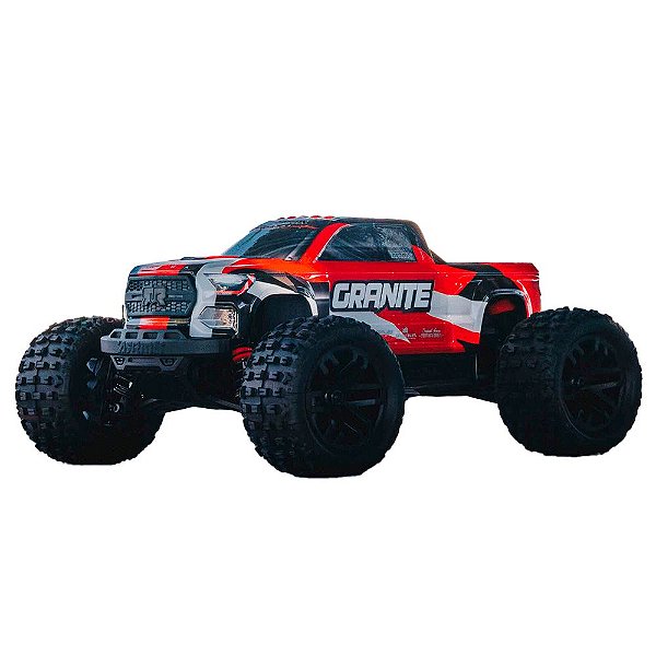 Carro Arrma 1/18 Granite Grom Mega 380 4WD RTR Vermelho Ara2102t2
