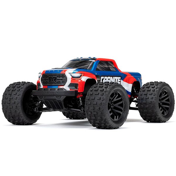 Carro Arrma 1/18 Granite Grom Mega 380 4WD RTR Azul Ara2102t1