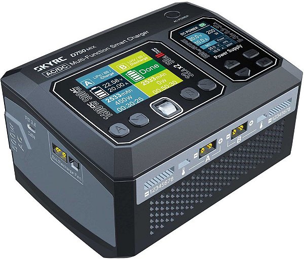 Carregador SkyRC D750 MIX 1-8S 500W