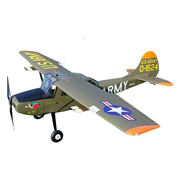 Aviao Seagull Cessna l-19A Bird DOG "old Dog" 98.5" ARF Sea378