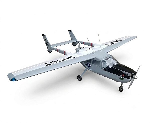 Aviao Seagull Cessna o-A2 Skymaster Military 36-46 76.8" ARF Sea146us