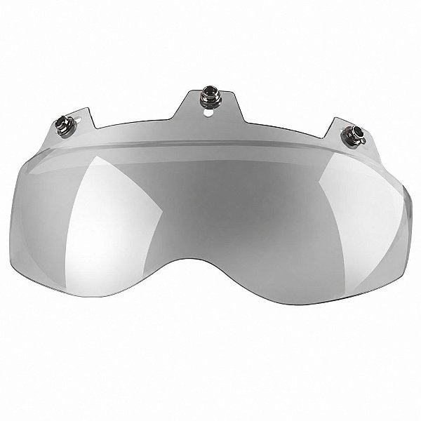 David Clark Helmet Visor 3-Snap Silver Short Shield 02-311