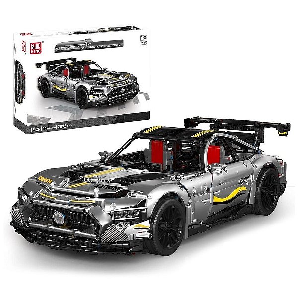 Blocos de Montar Mould King AMG GT Sports Car 2872 Peças