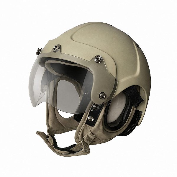 Capacete David Clark K10 Kit com Viseira Curta Prata