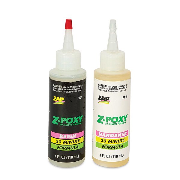 Cola ZAP Z-Poxy Epóxi 30 Minutos 8OZ PT-39