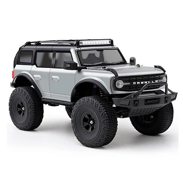 Carro Wltoys 1/18 Jeep Caballo 9KM 4WD Silver Grey 184023