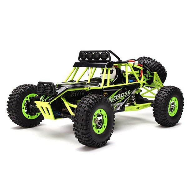 Carro WL Toys 1:12 Across Rock-CL 50KM 4WD Waterproof Verde 12427