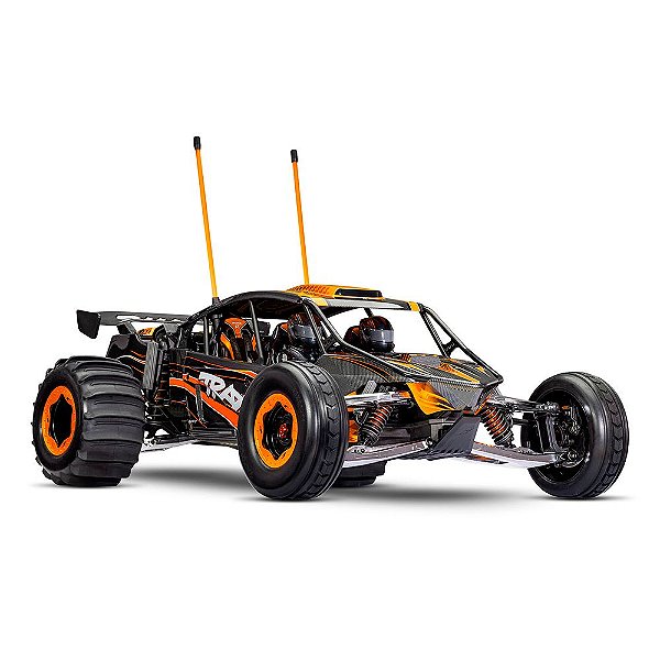 Carro Traxxas x-Truck Funco Sand CAR 2WD VXL-8S Laranja 109076-4