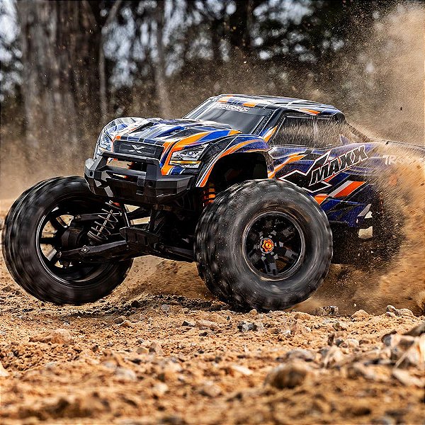 Carro Traxxas x-Maxx Belted BLX 8S TQI TSM Yellow 77096-4