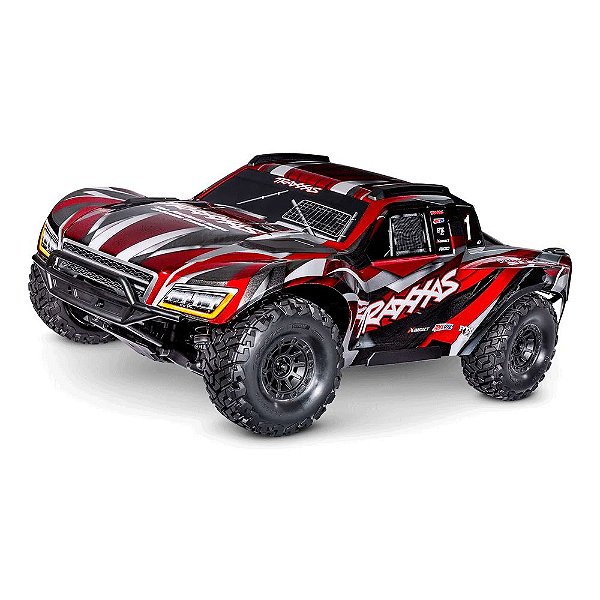 Carro Traxxas Maxx Slash BLX 6S TQI TSM 4WD RED 102076-4