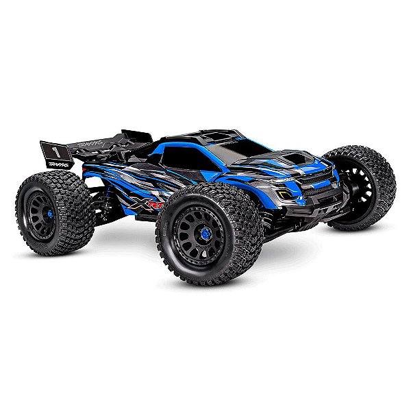 Carro Traxxas 1/6 XRT BLX 8S 4WD TQI TSM Blue 78086-4