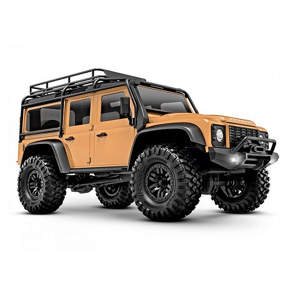 Carro Traxxas 1/18 TRX-4M Land Rover Defender Crawler RTR TAN 97054-1