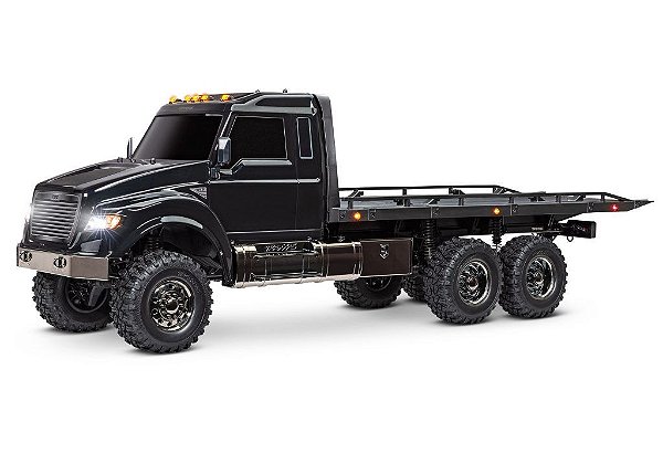 Carro Traxxas 1/10 TRX-6 Ultimate RC Hauler 6WD TQI Black