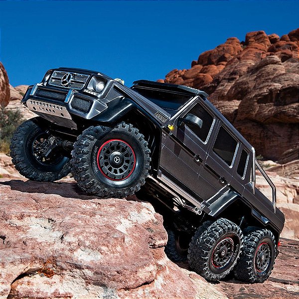 Carro Traxxas 1/10 TRX-6 Mercedes-Benz g 63 TQI Gray 88296-4