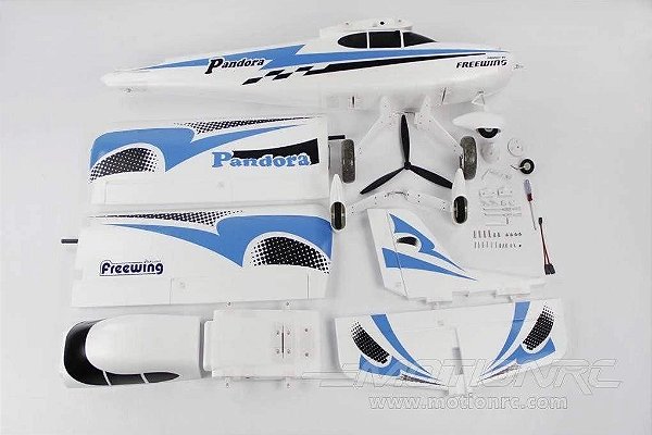 Aeromodelo Freewing Pandora 4-IN-1 Blue 1400mm (55") PNP Ft30111p