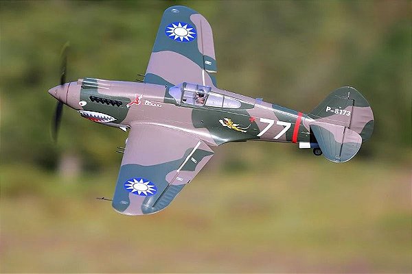 Aeromodelo FMS p-40B Flying Tiger Aircraft 980MM PNP Fms075p