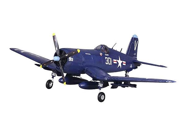 Aeromodelo FMS F4U Corsair 1400mm PNP Blue Fms024pbu