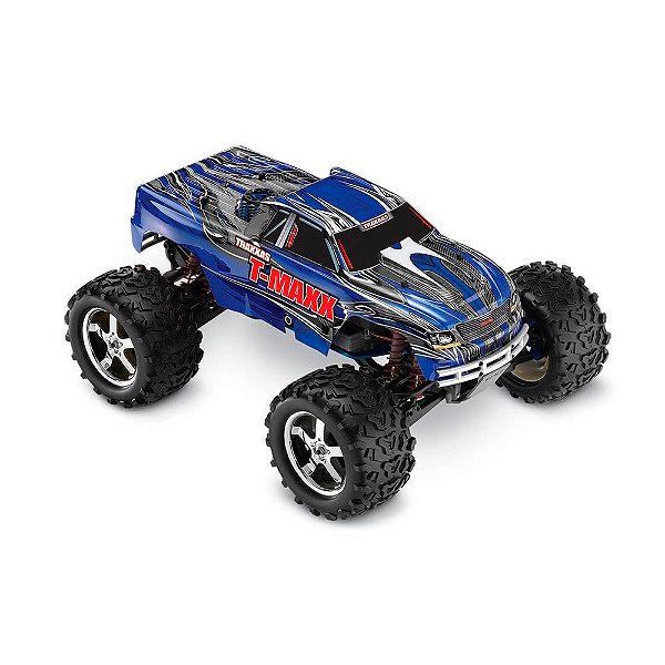 Carro Traxxas 1/10 t-Maxx 3.3 RTR 4WD TSM TQI Blue 49077-3