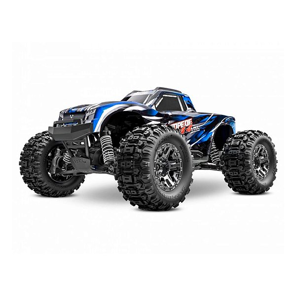 Carro Traxxas 1/10 Stampede VXL 4WD TQI TSM Blue 90376-4