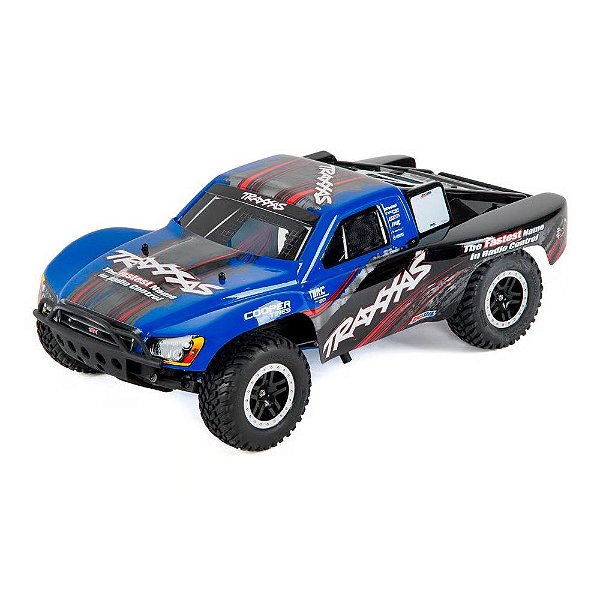 Carro Traxxas 1/10 Nitro Slash RTR 2WD TSM Blue 44056-3