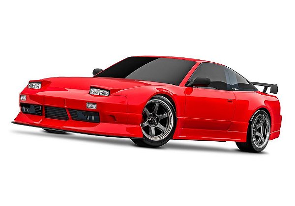 Carro Traxxas 1/10 4-TEC Drift Nissan 240SX RWD TQI Rojo