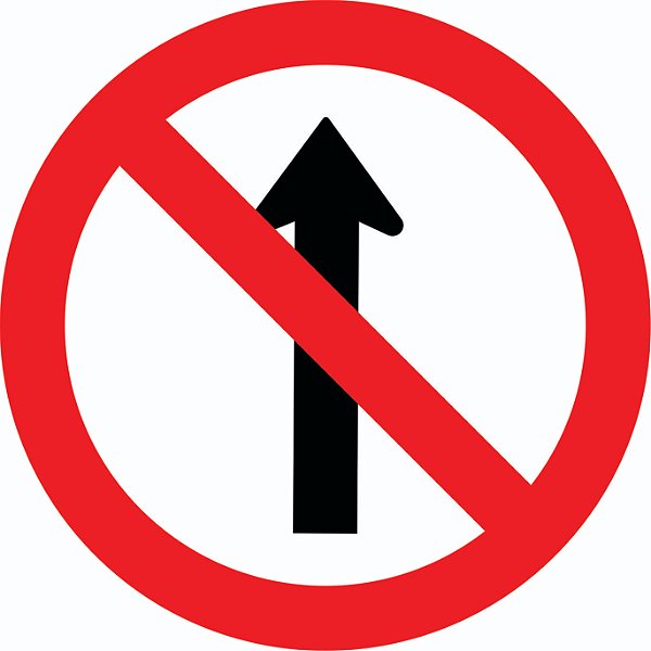 PLACA R-3 (SENTIDO PROIBIDO)