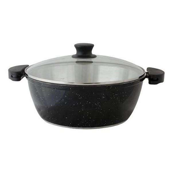 PANELÃO ALUMÍNIO FUNDIDO GULÊ PRETO PIGMENTADO 32CM