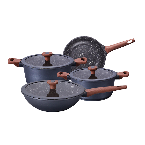 CONJUNTO 04 PEÇAS MTA LINHA TITANIUM REVESTIMENTO CERÂMICO