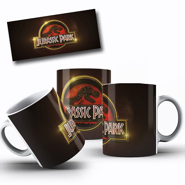 Caneca Personalizada Jurassic Park – 325 ml