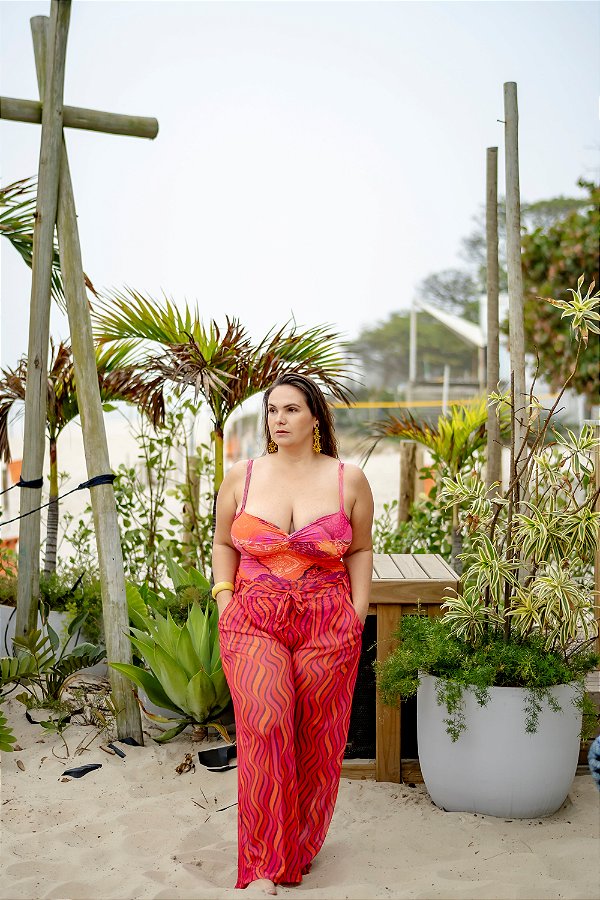 Saída Calça em Tule Terras Quentes