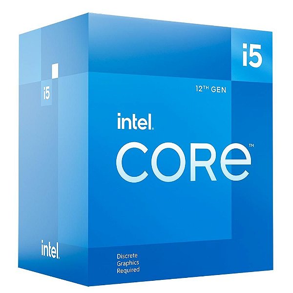 PROCESSADOR INTEL CORE I5-12400F 12° GERAÇÃO 2.5GHz TURBO 4.4GHz 18MB CACHE SEM GPU INTEGRADA SOCKET LGA 1700