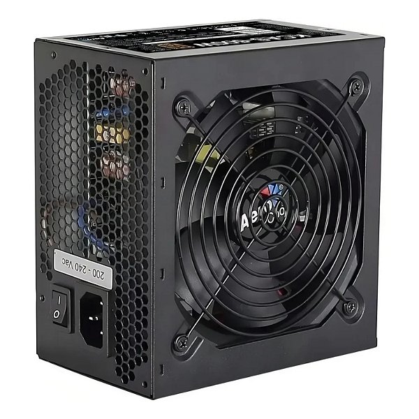 FONTE ATX 600W FULL RANGE AEROCOOL KCAS 80 PLUS BRONZE