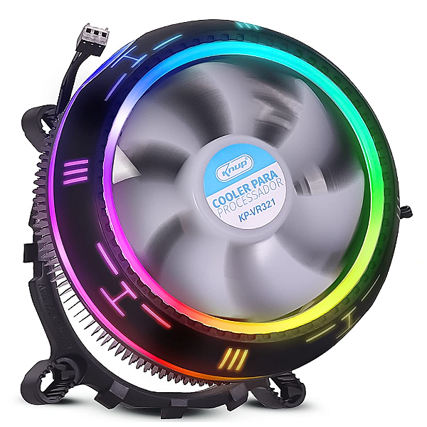 COOLER PROCESSADOR 120MM LGA 775 115X 1366 AM4 AM3 FM2 KNUP KP-VR321