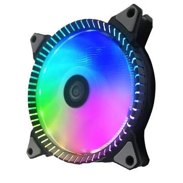 COOLER GABINETE OU CPU 120MM KNUP RGB KP-VR308