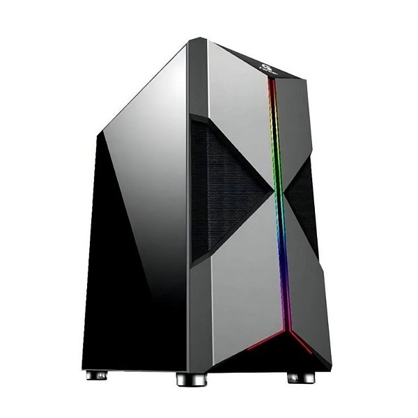 GABINETE ATX HOLT FORTREK PRETO