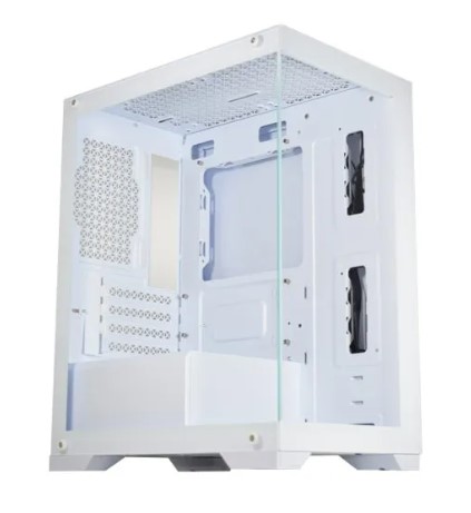 GABINETE GAMER K-MEX POSEIDON BRANCOVIDRO TEMPERADO CGW1H5 - TIPO AQUARIO